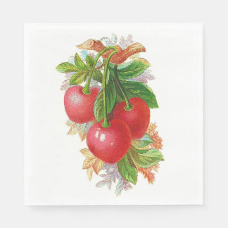 Vintage Cherries Pappersservett