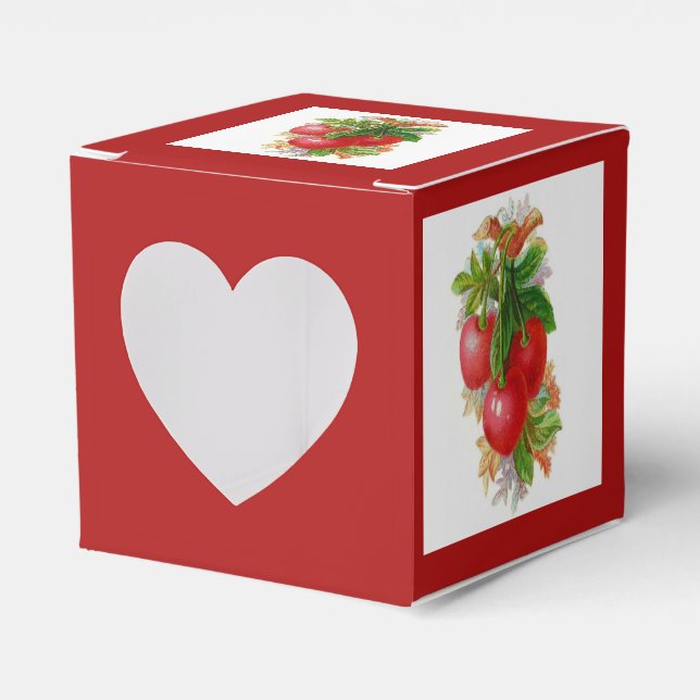 Vintage Cherries Presentaskar (Framsidan Sidan)