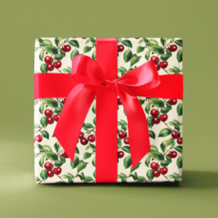 Vintage Cherries Presentpapper