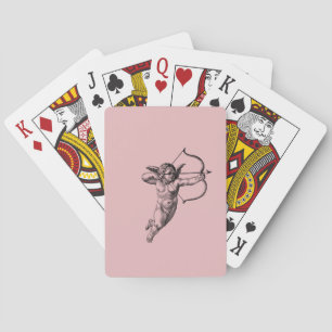 Vintage Cherub Angel Cupid Kärlek Casinokort