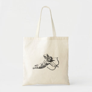 Vintage Cherub Cupid Kärlek Tygkasse