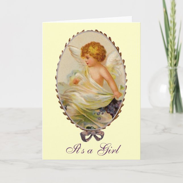 Vintage Cherub Meddelande (Framsida)