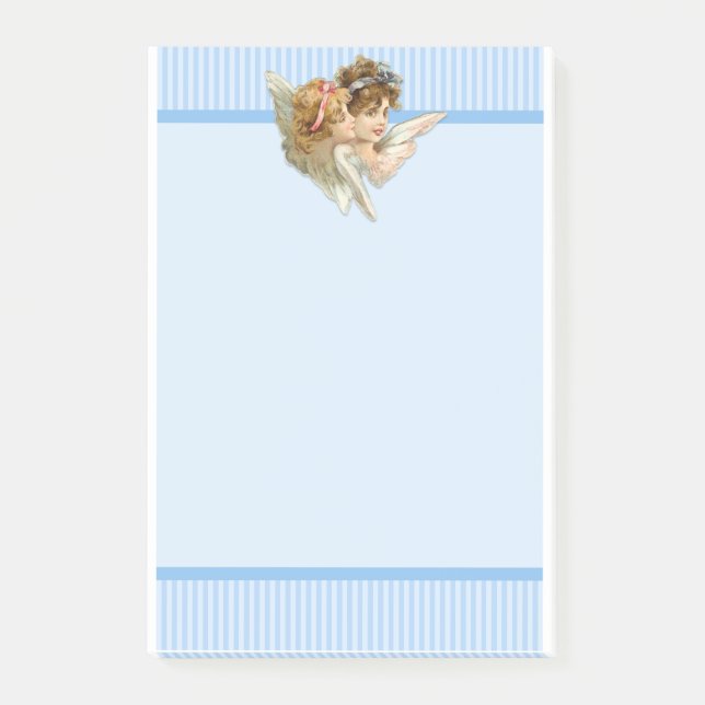 Vintage Cherub Post-it Notes Block (Framsida)
