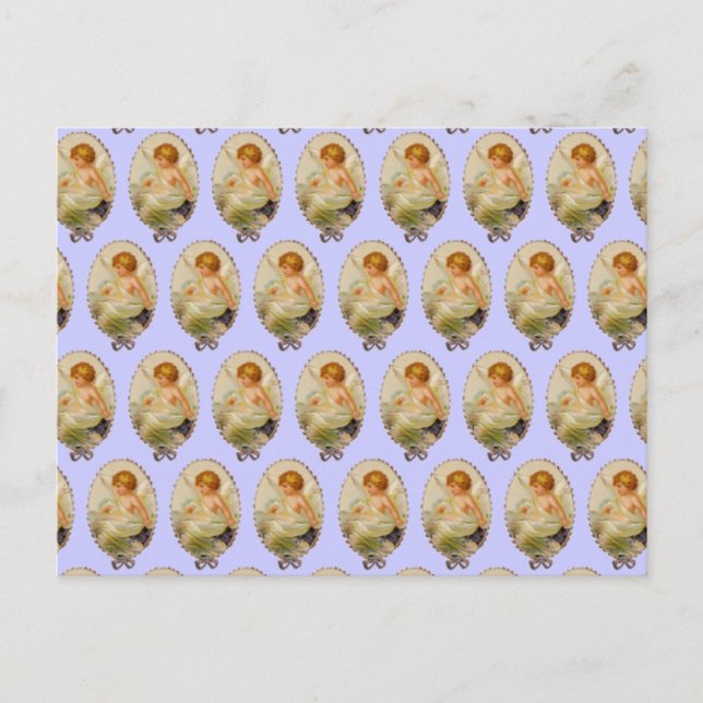 Vintage Cherubs Vykort (Framsida)