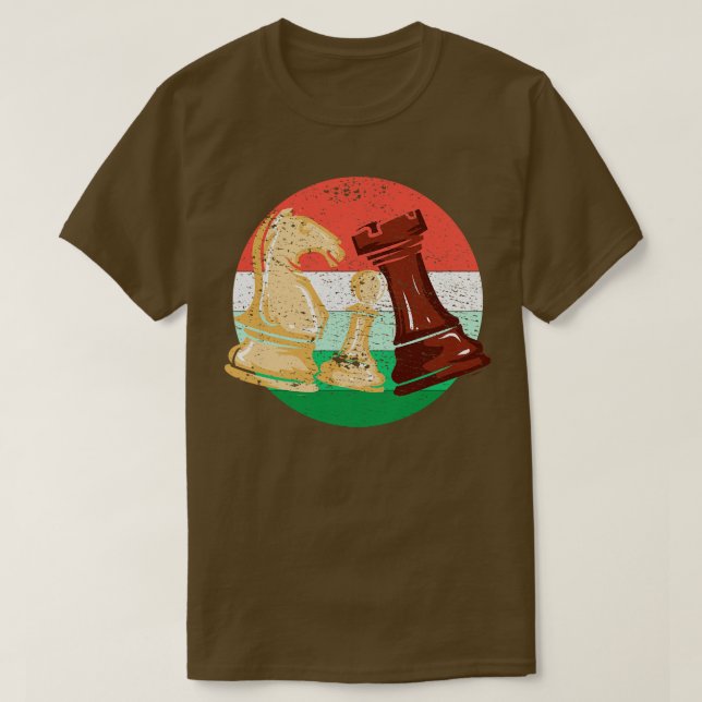 Vintage Chess Biet Chess T Shirt (Design framsida)