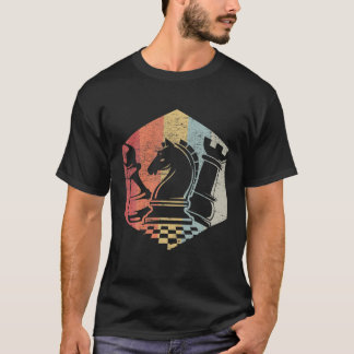 Vintage Chess Gift Retro Chessmen Chess Player T Shirt