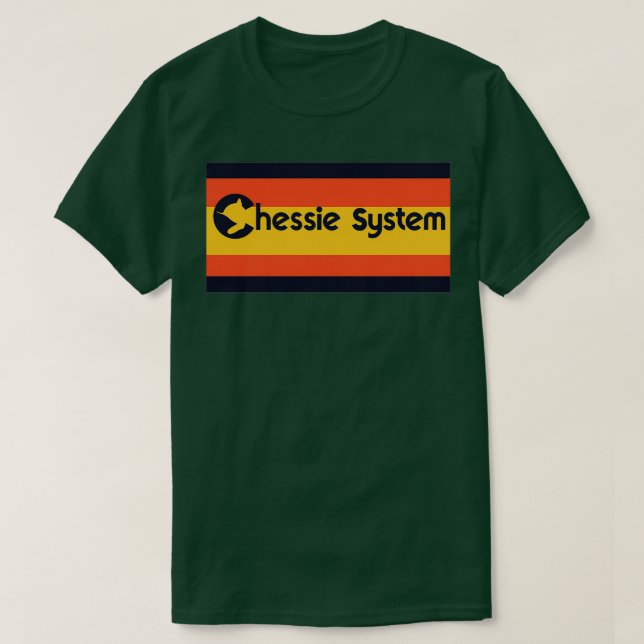 Vintage Chessie Railroad System 1 T Shirt (Design framsida)