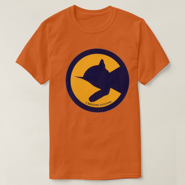 Vintage Chessie Railroad System T Shirt (Design framsida)
