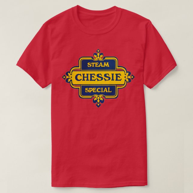 Vintage Chessie Steam Speciell T Shirt (Design framsida)