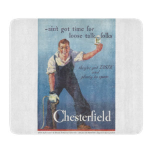 Vintage Chesterfield Cigarettes Advertisement