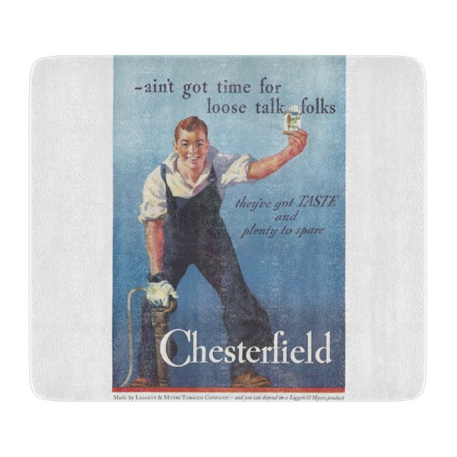Vintage Chesterfield Cigarettes Advertisement (Framsidan)