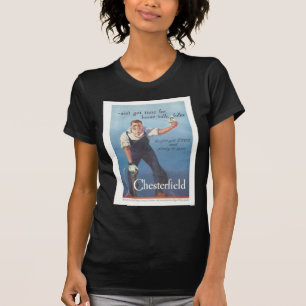 Vintage Chesterfield Cigarettes Advertisement Tee Shirt