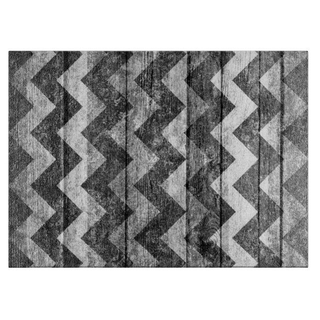 Vintage Chevron Wood Abstrakt (Framsidan)