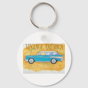 vintage chevy Amerika Nyckelring