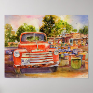 Vintage Chevy Kanvastryck Poster