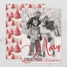 Vintage Chic Red & Rosa Julgranar One Photo