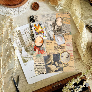 vintage chic scrapbokspapper