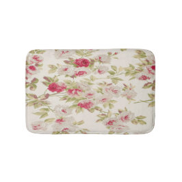 Vintage Chic Shabby Rosa Tjejaktig Badrumsmatta