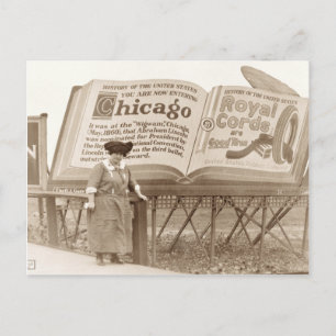 Vintage Chicago Billboard Vykort