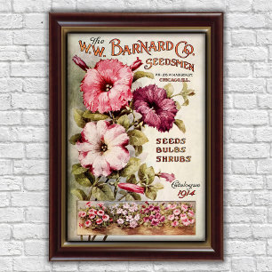 Vintage Chicago blomsterkatalog reklam Poster