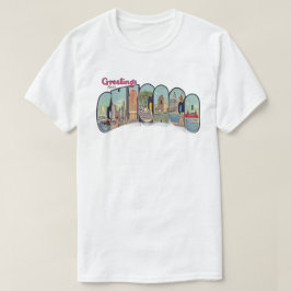 Vintage Chicago Hälsningar T-Shirt