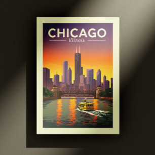 Vintage Chicago Illinois Vykort