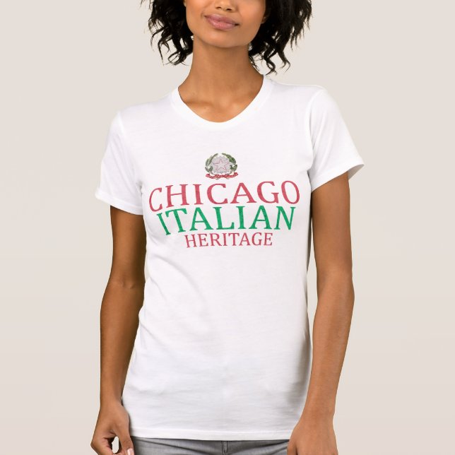 Vintage Chicago Italiano Heritage Tröja (Framsida)