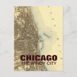 Vintage Chicago Karta vykort