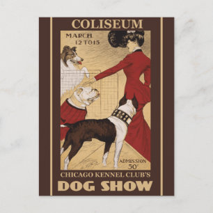Vintage Chicago Kennel-Klubb har återställts Vykort