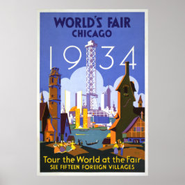 Vintage Chicago Poster