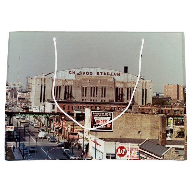Vintage Chicago Stadium Sten Concert Venue 1968 (Framsidan)