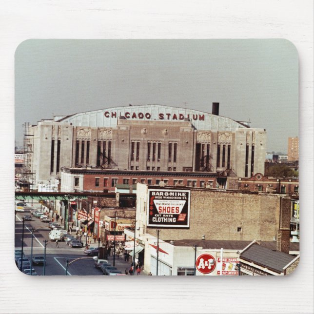 Vintage Chicago Stadium Sten Cont Venue 1968 Musmatta (Framsidan)