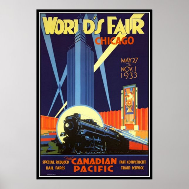 Vintage Chicago, USA - Poster (Framsidan)