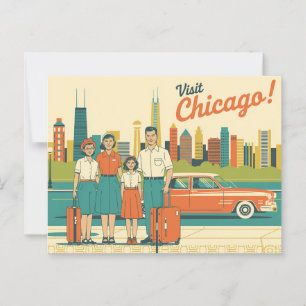 Vintage Chicago Vykort