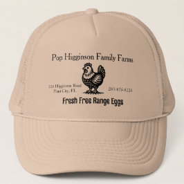 Vintage Chicken Farm Keps