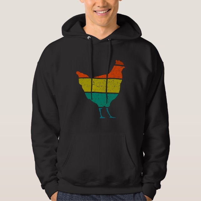 Vintage Chicken Mamma Hoodie (Framsida)