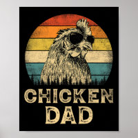 Vintage Chicken Pappa Chicken Älskare pappa Far#39