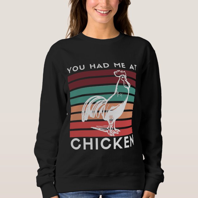 Vintage Chicken T Shirt (Framsida)