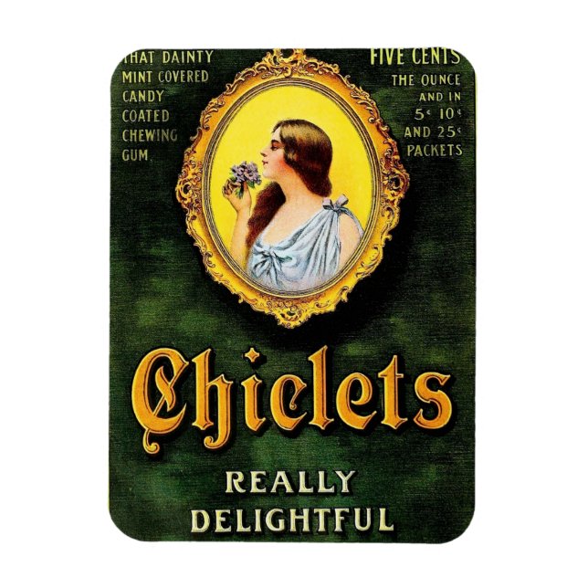 Vintage Chiclets AD Magnet (Vertikal)
