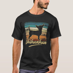 Vintage Chihuahua Funny Retro Gift Hund älskare T Shirt
