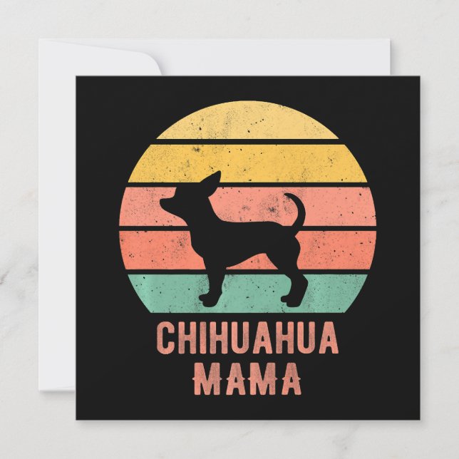Vintage Chihuahua Hund Mamma Hund älskare (Framsida)