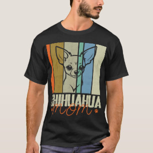 Vintage Chihuahua Mamma Hundälskare Mors Dag T Shirt