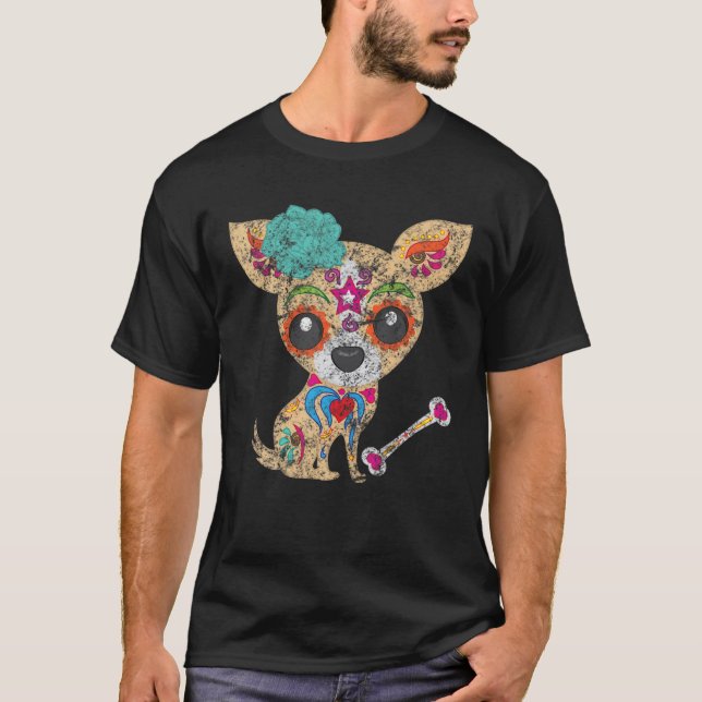 Vintage Chihuahua T Shirt (Framsida)