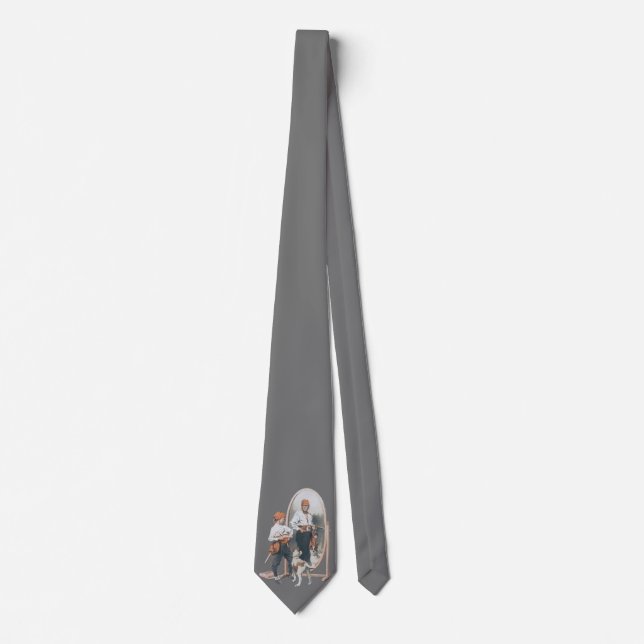 Vintage Child, Boy Pirat, Hund, Spegel, Buccaneer Slips (Framsida)