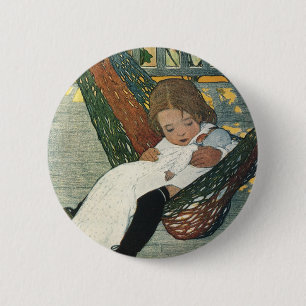 Vintage Child med Doll by Jessie Willcox Smith Knapp