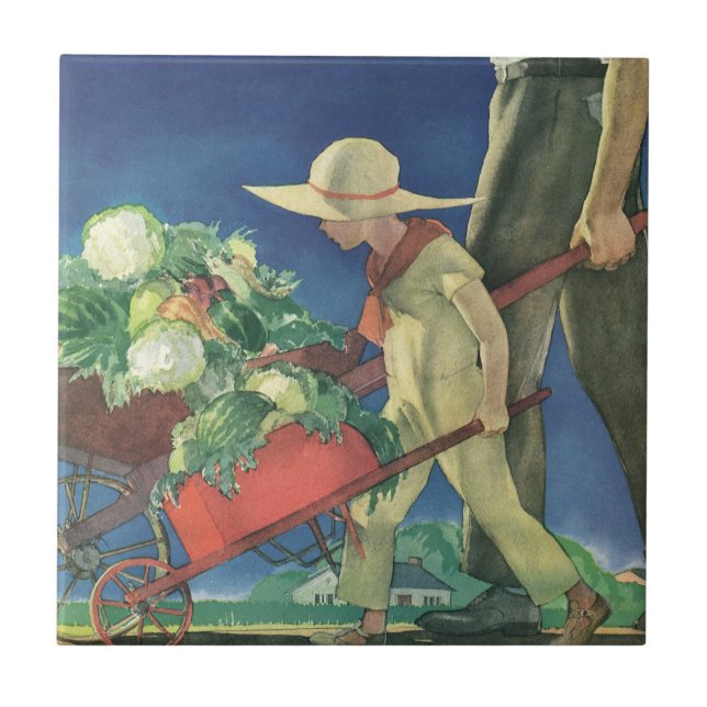 Vintage Child, Organic ; Victory Garden Kakelplatta (Framsidan)