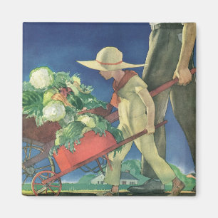 Vintage Child, Organic ; Victory Garden Magnet