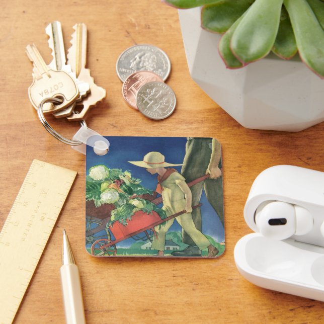 Vintage Child, Organic ; Victory Garden Nyckelring (Skrivbord)
