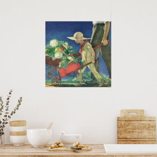 Vintage Child, Organic ; Victory Garden Poster