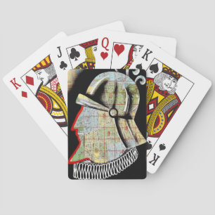 Vintage Chile Santiago Travel Kortlek